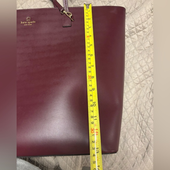 Large Merlot Kate Spade Purse - Picture 12 of 16